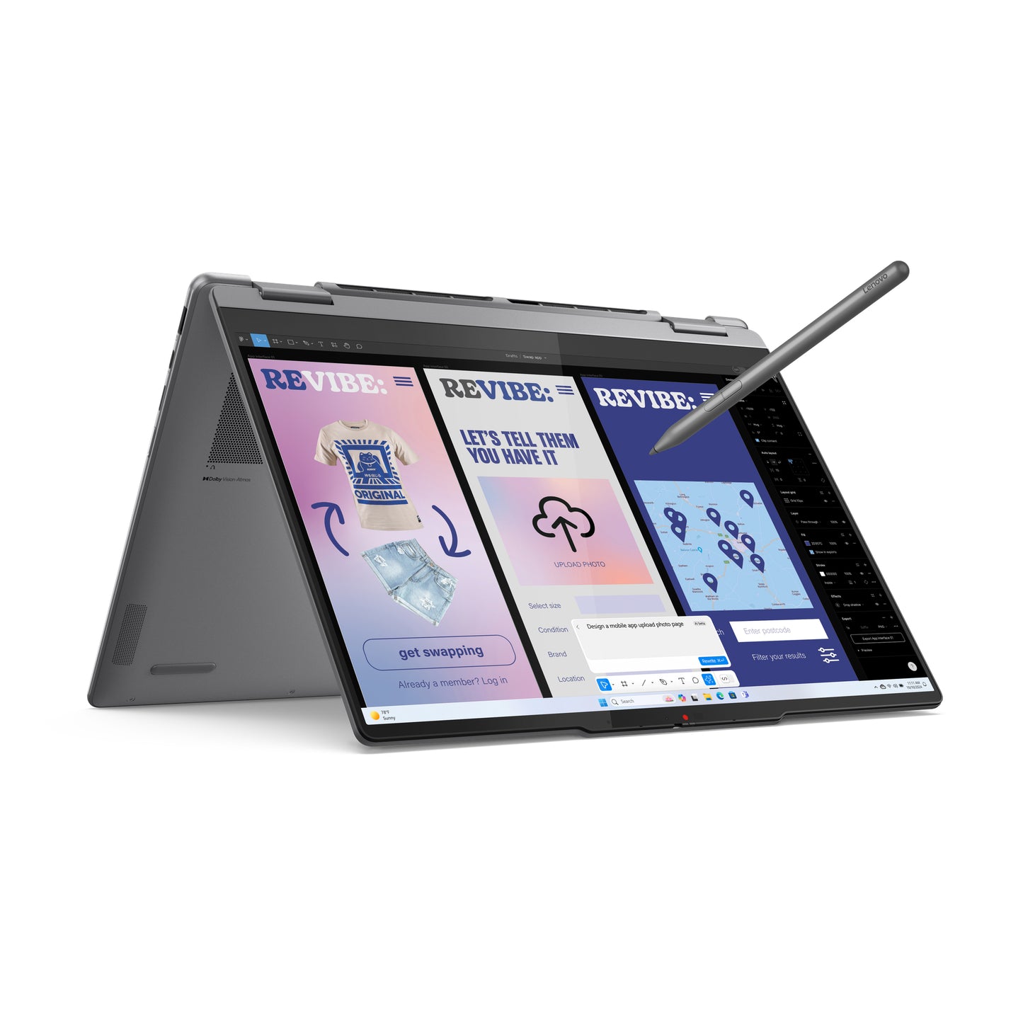Lenovo Yoga 7 2-in-1 14ILL10, 14 WUXGA OLED, Intel Core Ultra 5 226V, 40 Npu Tops, 16GB, 512GB PCIe NVMe SSD, Intel Arc Graphics, W11H, Gre