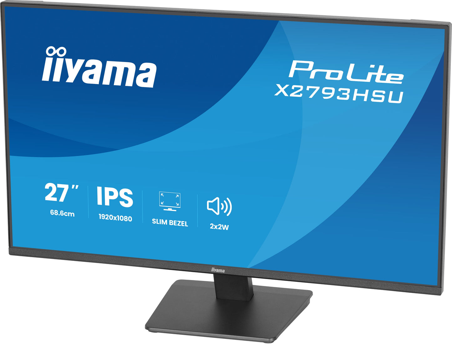 IIYAMA X2793HSU-B1 27inch IPS FHD 120Hz 350cd/m2 1ms 1500:1 HDMI DP 2xUSB 2.0 Speakers