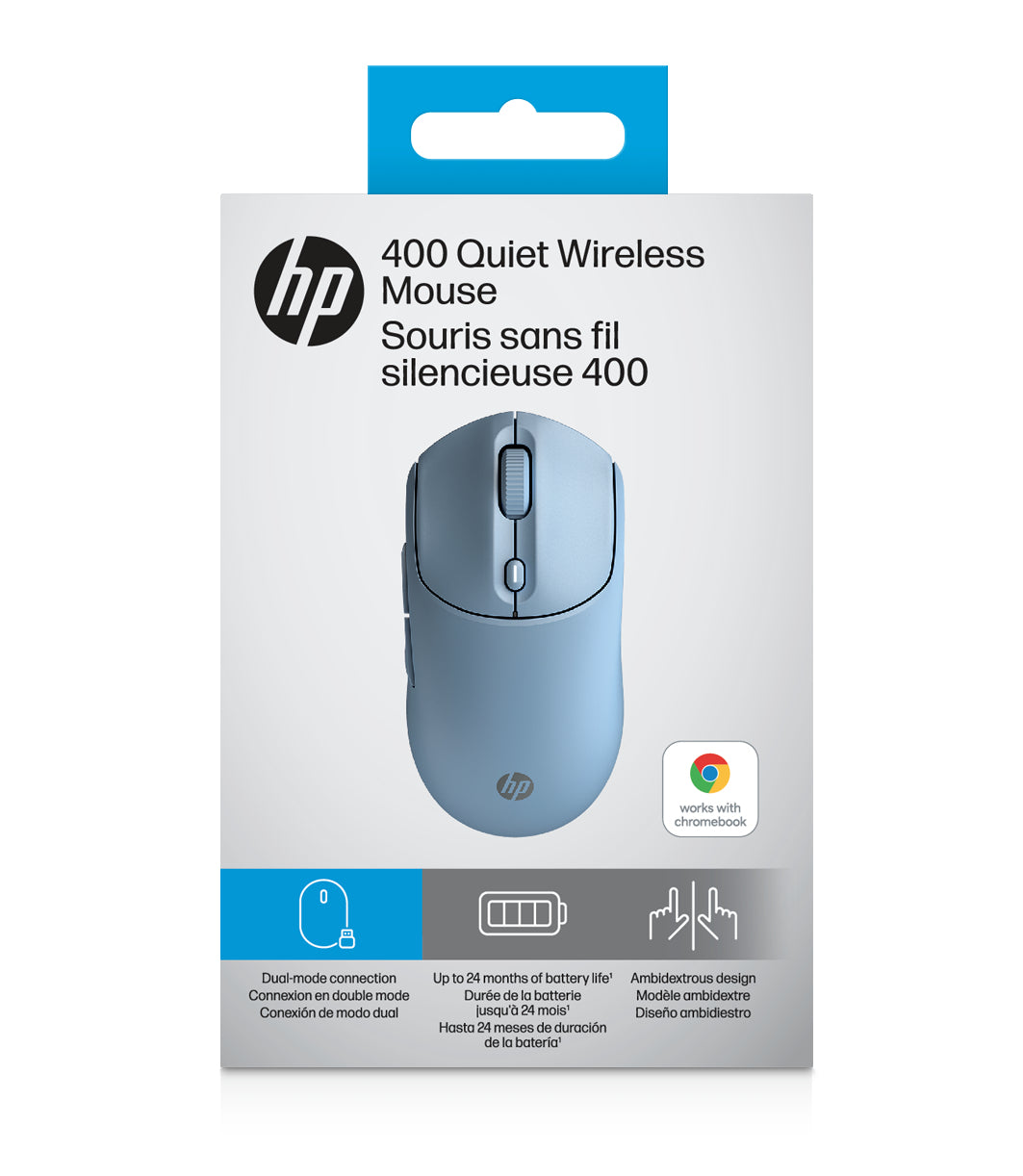 HP 400 Quiet BLU Wireless Mouse AZ7B4AA#ABB