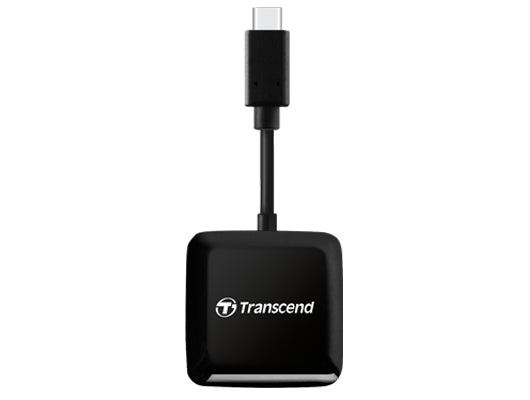 TRANSCEND RDC3 Cardreader SD/microSD USB-C 3.2 gen1 Black