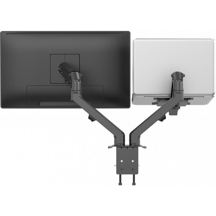 VISION Monitor Desk Arm Dual Matt Black VFM-DAD/4