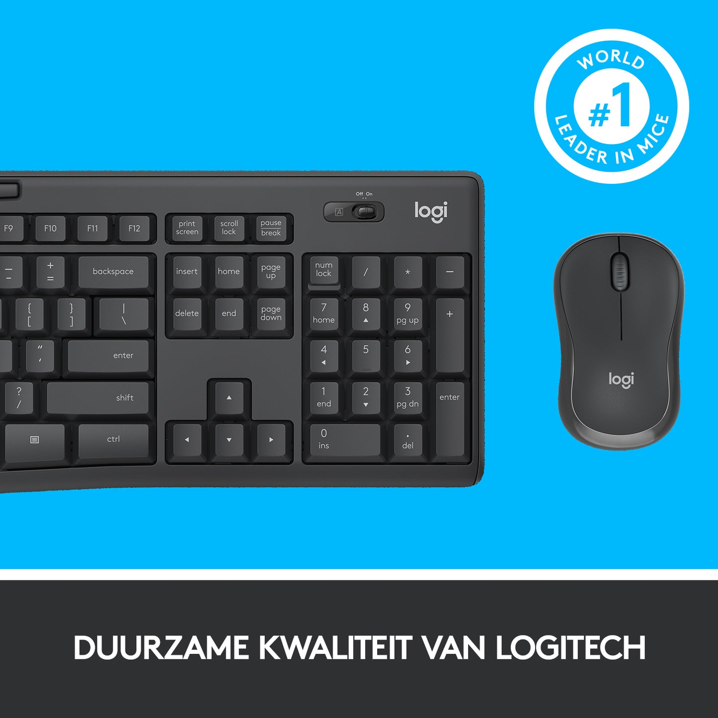 Logitech MK295 silent wireless desktop