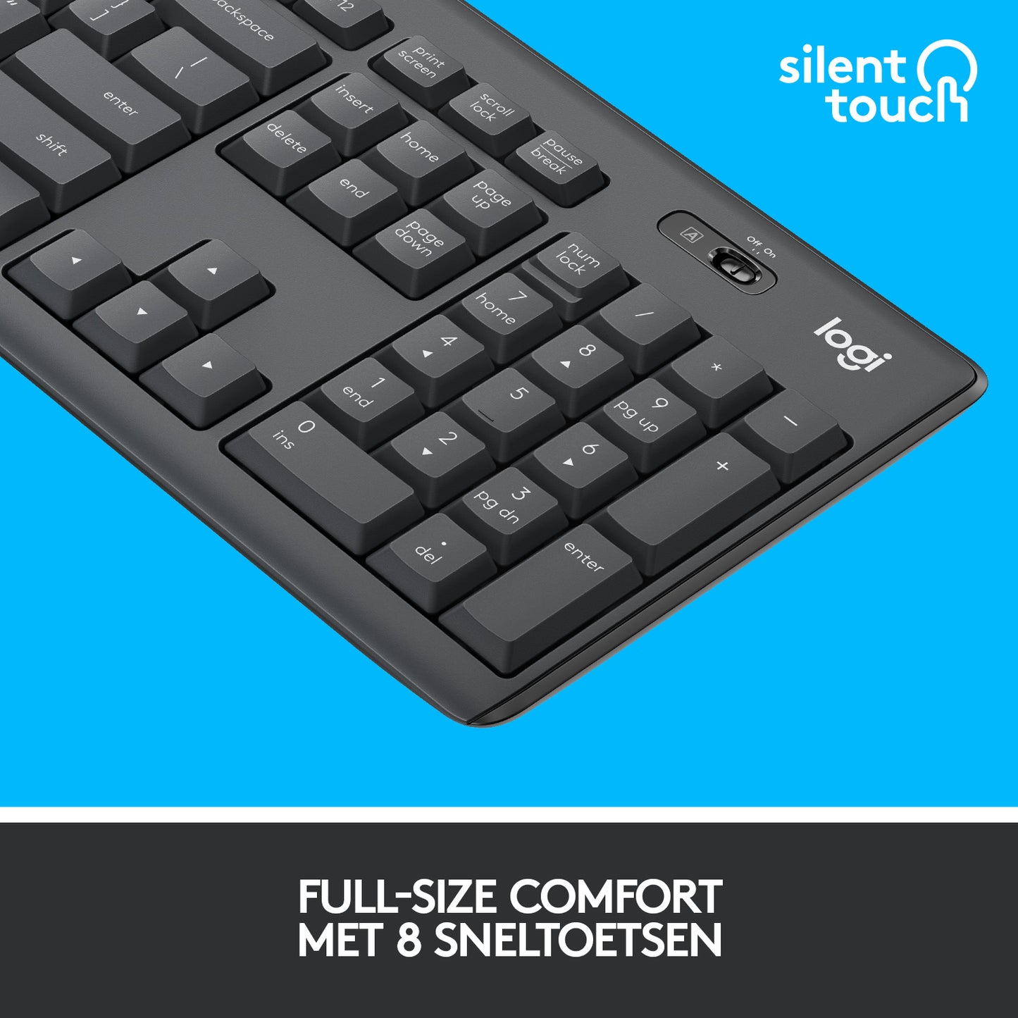 Logitech MK295 silent wireless desktop