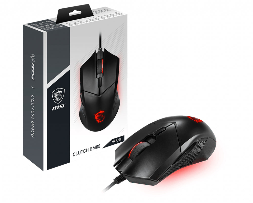 MSI GM08 Clutch Optical Gaming Mouse Wired