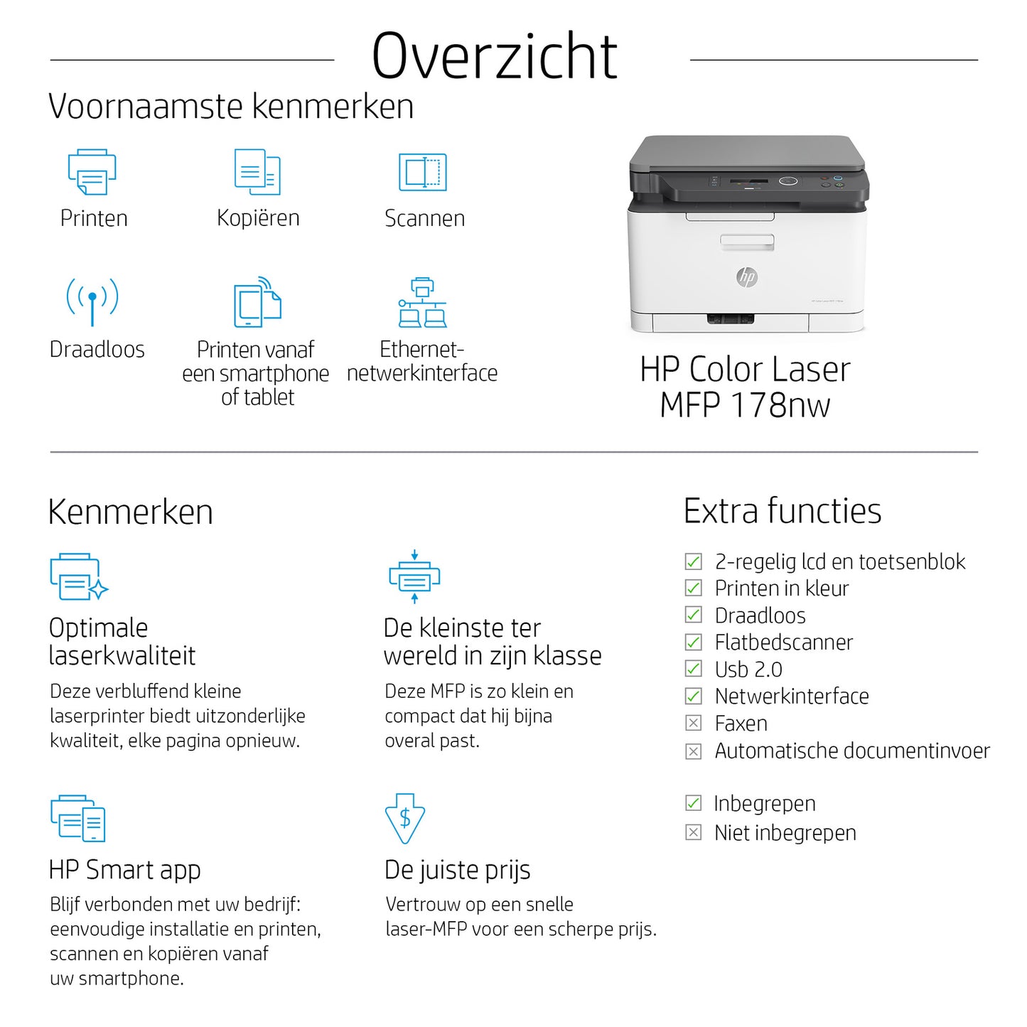 HP Color LaserJet Pro MFP 178nw