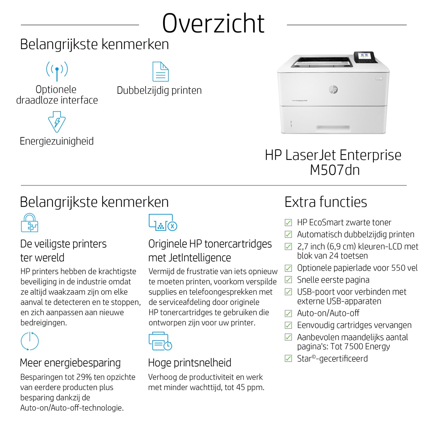 HP LaserJet Enterprise M507dn