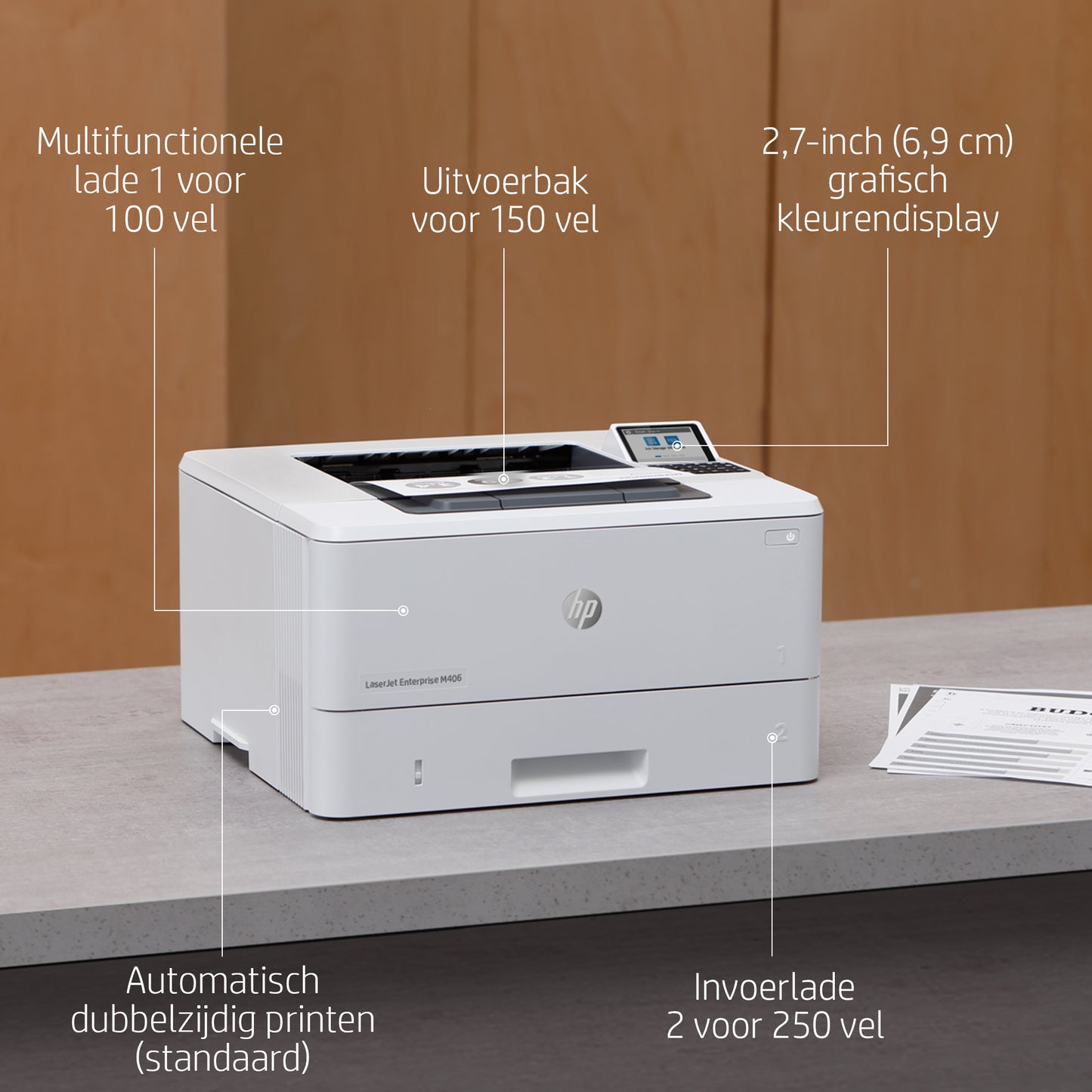 HP LaserJet Enterprise M406dn A4 mono Laser 38ppm