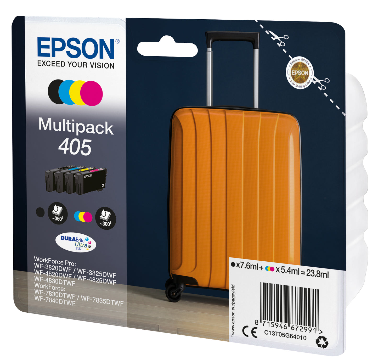 EPSON Multipack 4-colours 405 DURABrite Ultra Ink