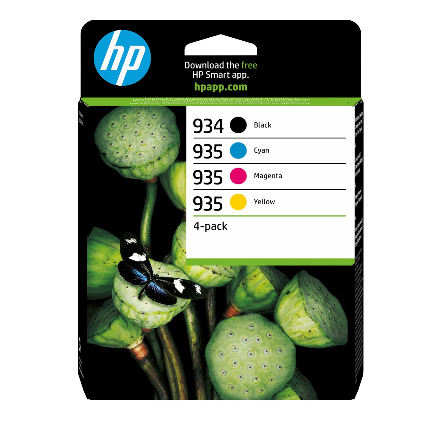 HP 934 Black / 935 CMY Ink Cartridge 4-Pack