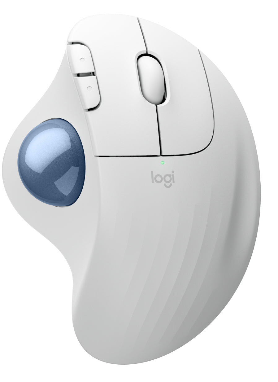 ERGO M575S WRLS TRACKBALL OFFWHITE+BLUE 910-007030