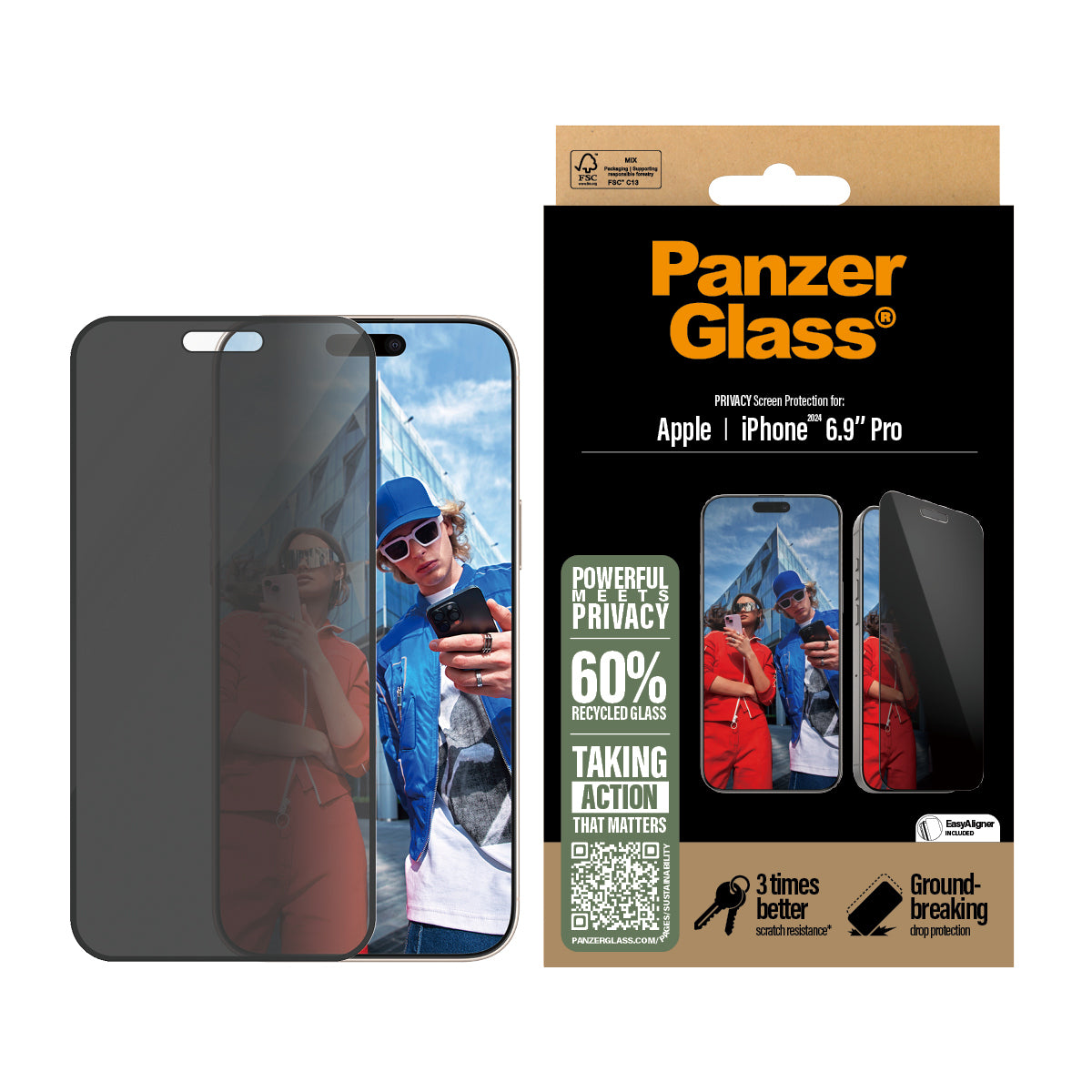 PG Priv Scrn iPhone 16P 6.9Inch UWF P2864