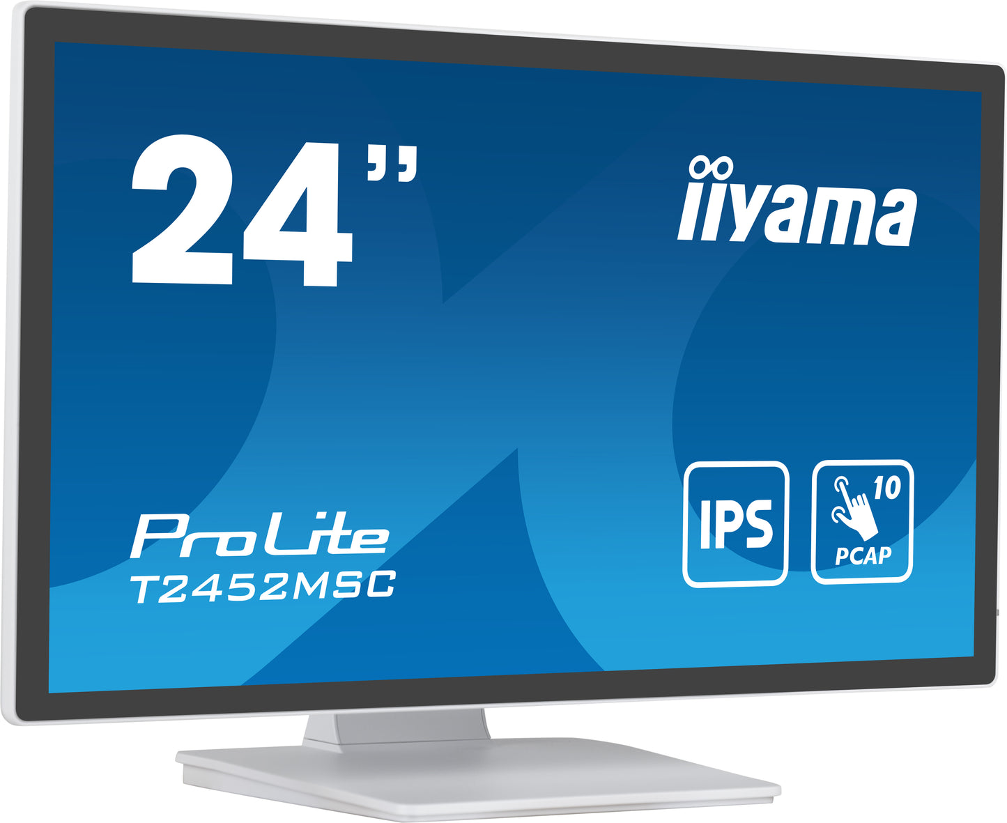 IIYAMA PROLITE T2452MSC-W123.8 multi-touch monitor met edge-to-edge glas en anti-vingerafdruk coating