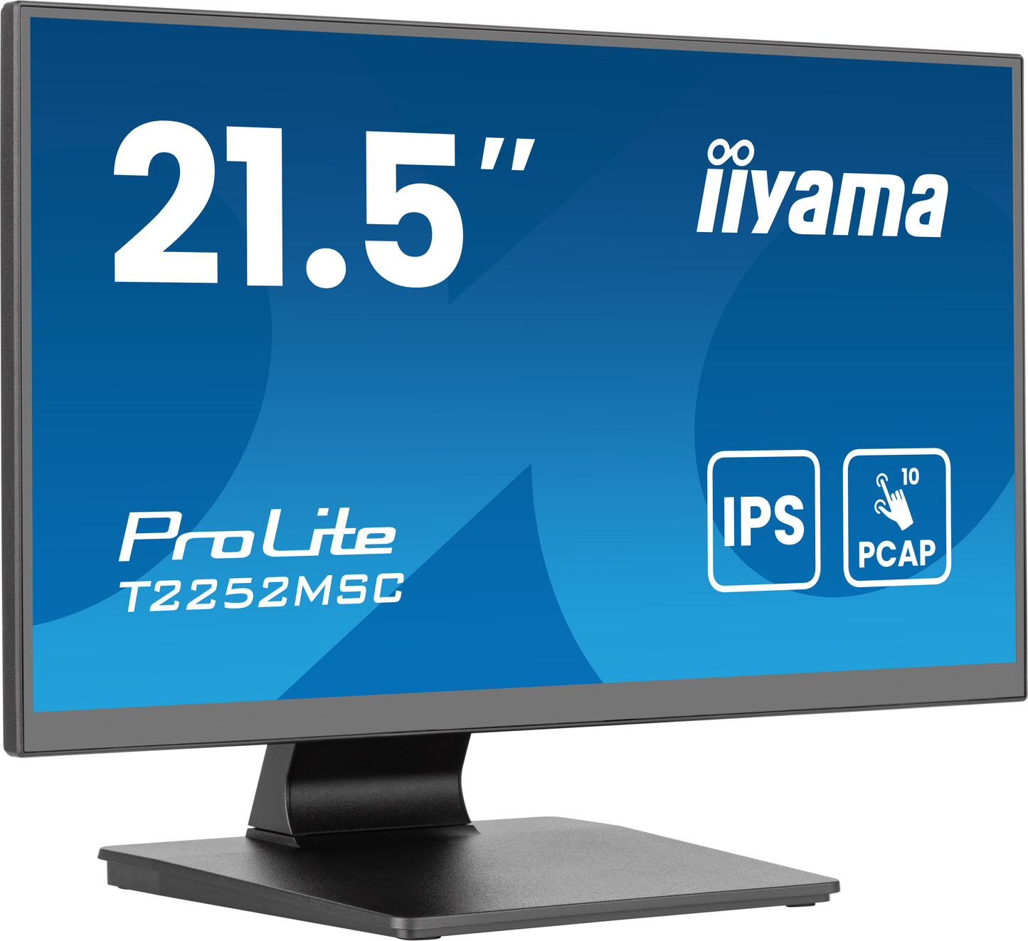 IIYAMA 22WIDE LCD Bonded Projective Capacitive 10-Points Touch Screen, 1920 x 1080, IPS panel, LED Bl., Speakers, HDMI, DisplayPort, 215 cd