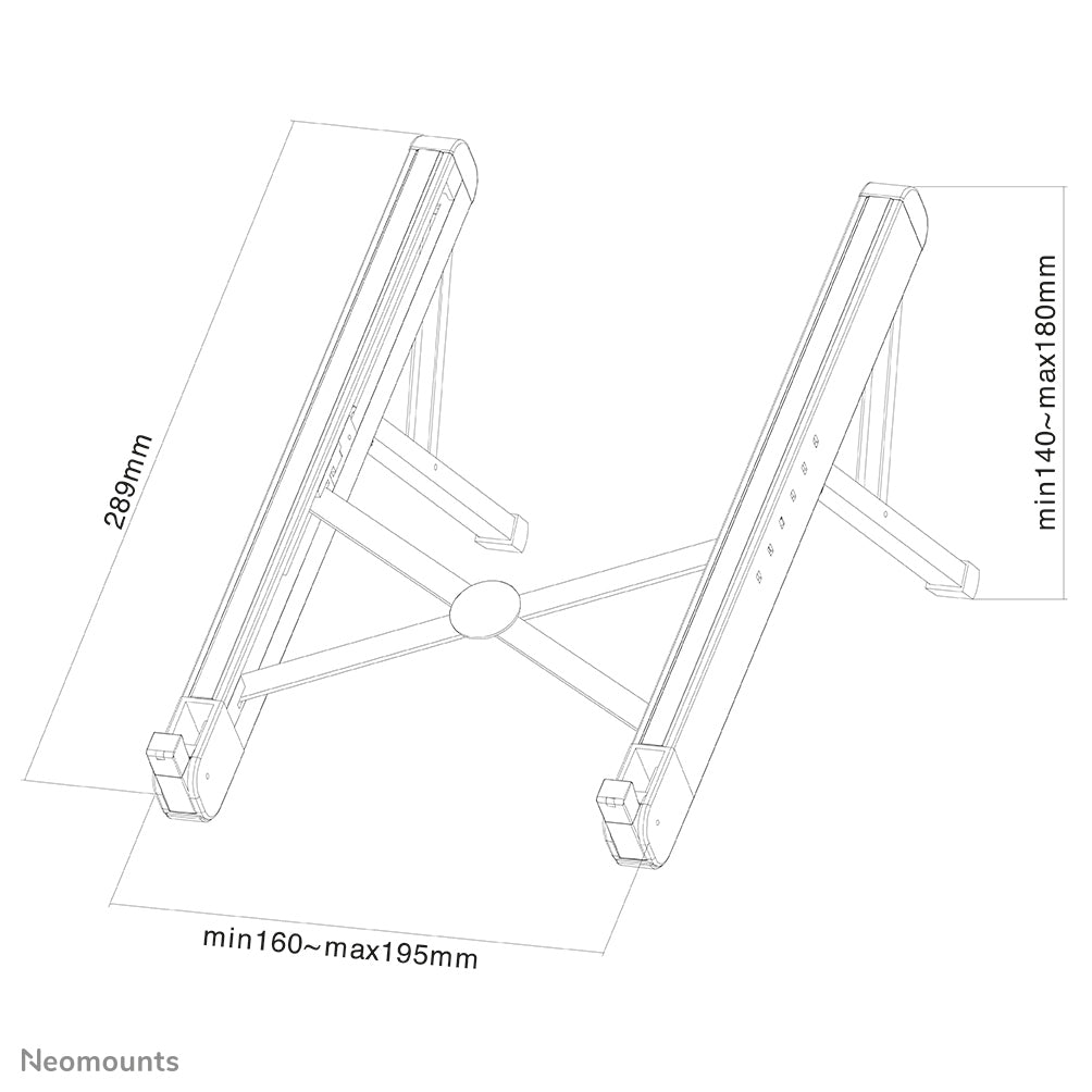 NewStar Foldable Notebook Desk Stand