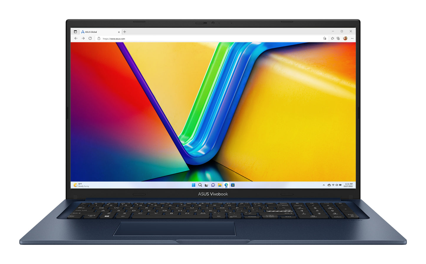 ASUS Vivobook 17 X1704VA-AU7NDW, 17.3 FHD IPS, Intel Core 7 150U, 16GB, 1TB PCIe NVMe SSD, Intel Graphics, W11H, Blue