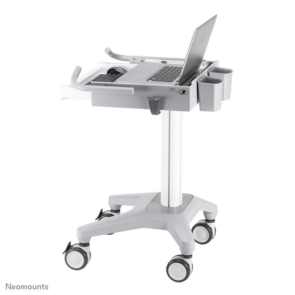 Mobile Laptop Cart, incl. keyboard & mouse drawer