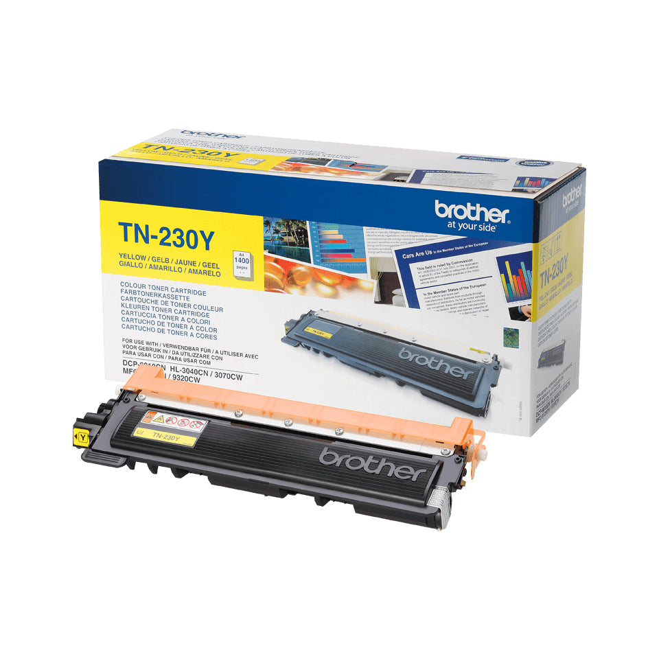 Brother TN230Y tonercartridge geel