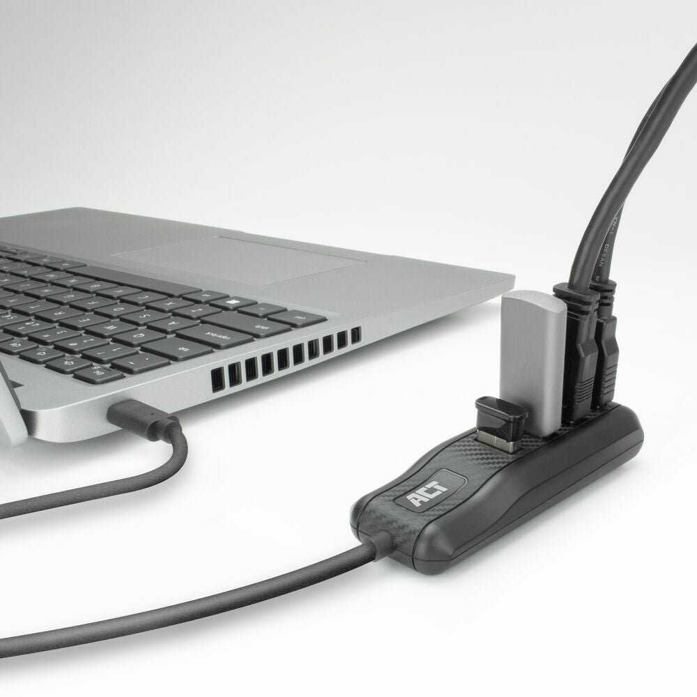 ACT USB-C hub 3.0, 4 poorts USB-A