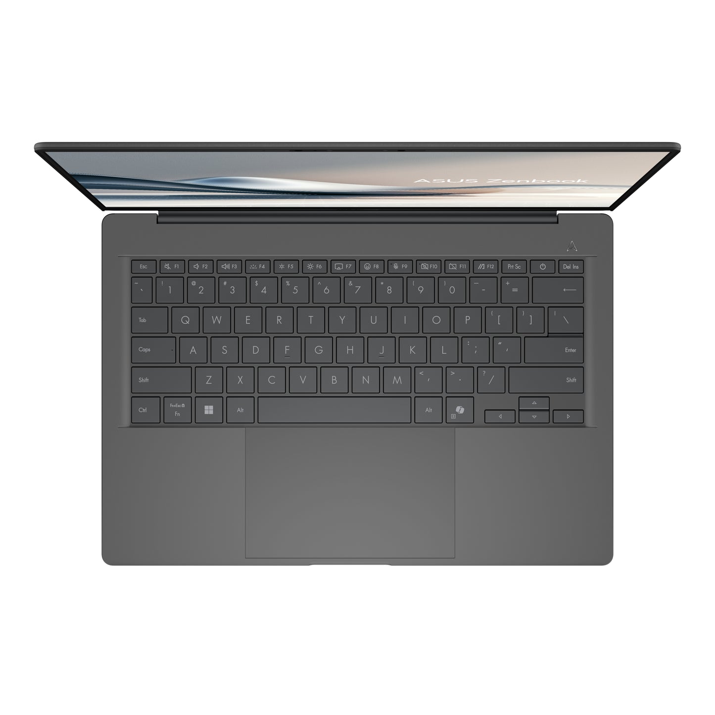 Asus Zenbook A14 AI, 14inch WUXGA OLED, Snapdragon X Elite, 32GB, 1TB PCIe NVMe SSD, Qualcomm Adreno Graphics, Grijs, W11 Home