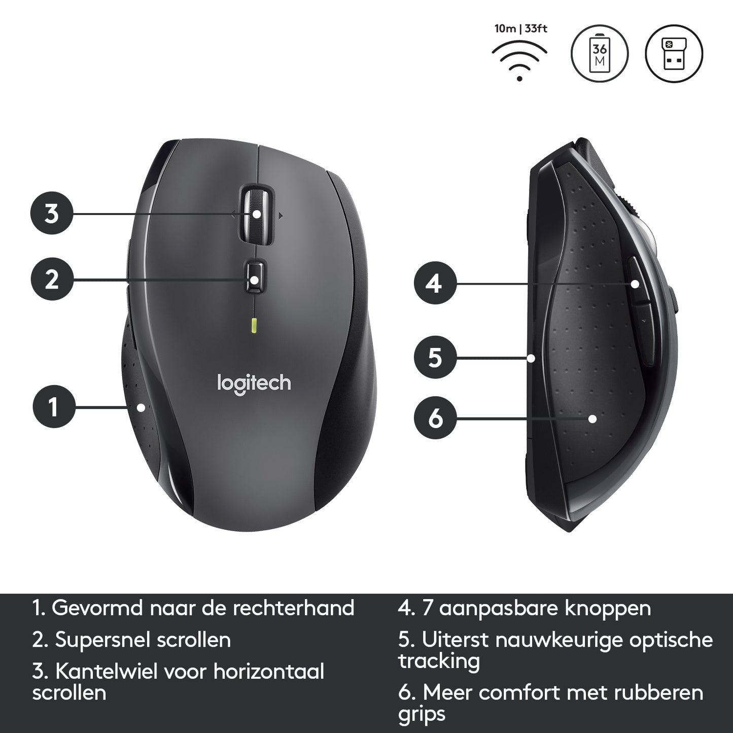 Logitech Marathon M705 Mouse