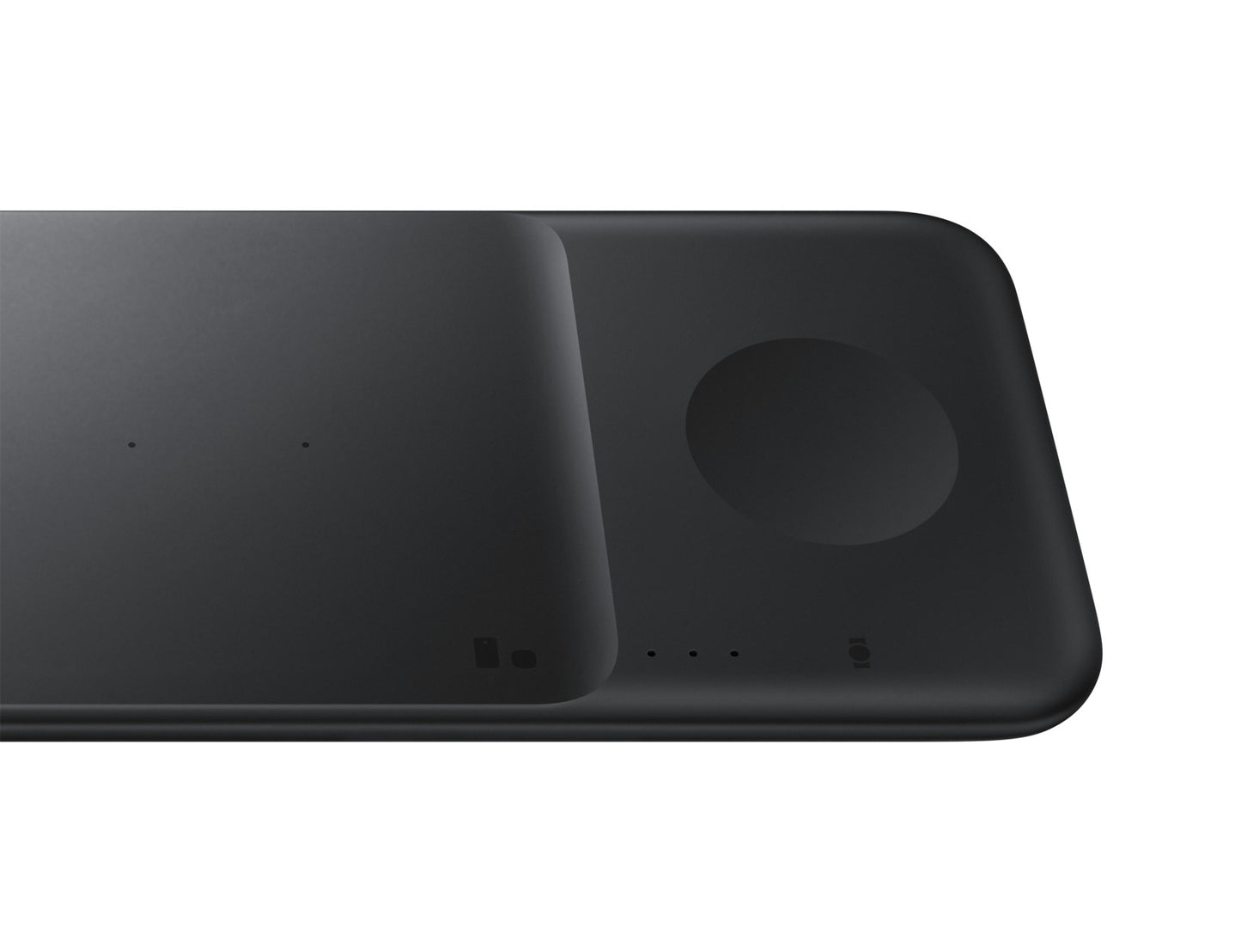WIRELESS CHARGER TRIO - FAST 7.5W X2, 3.5WX1, - ZWART