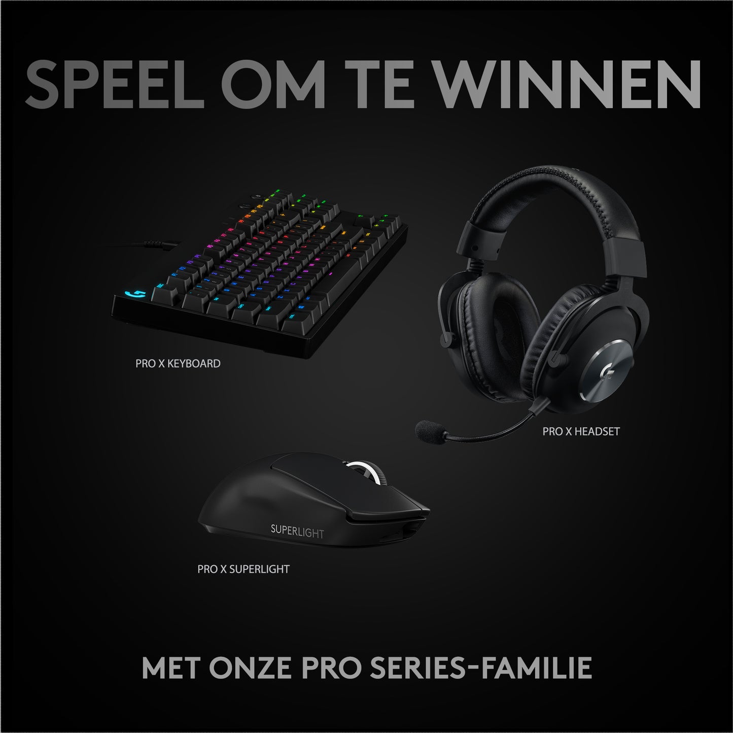 Logitech Mouse Pro X Superlight Lightspeed Wireless Black