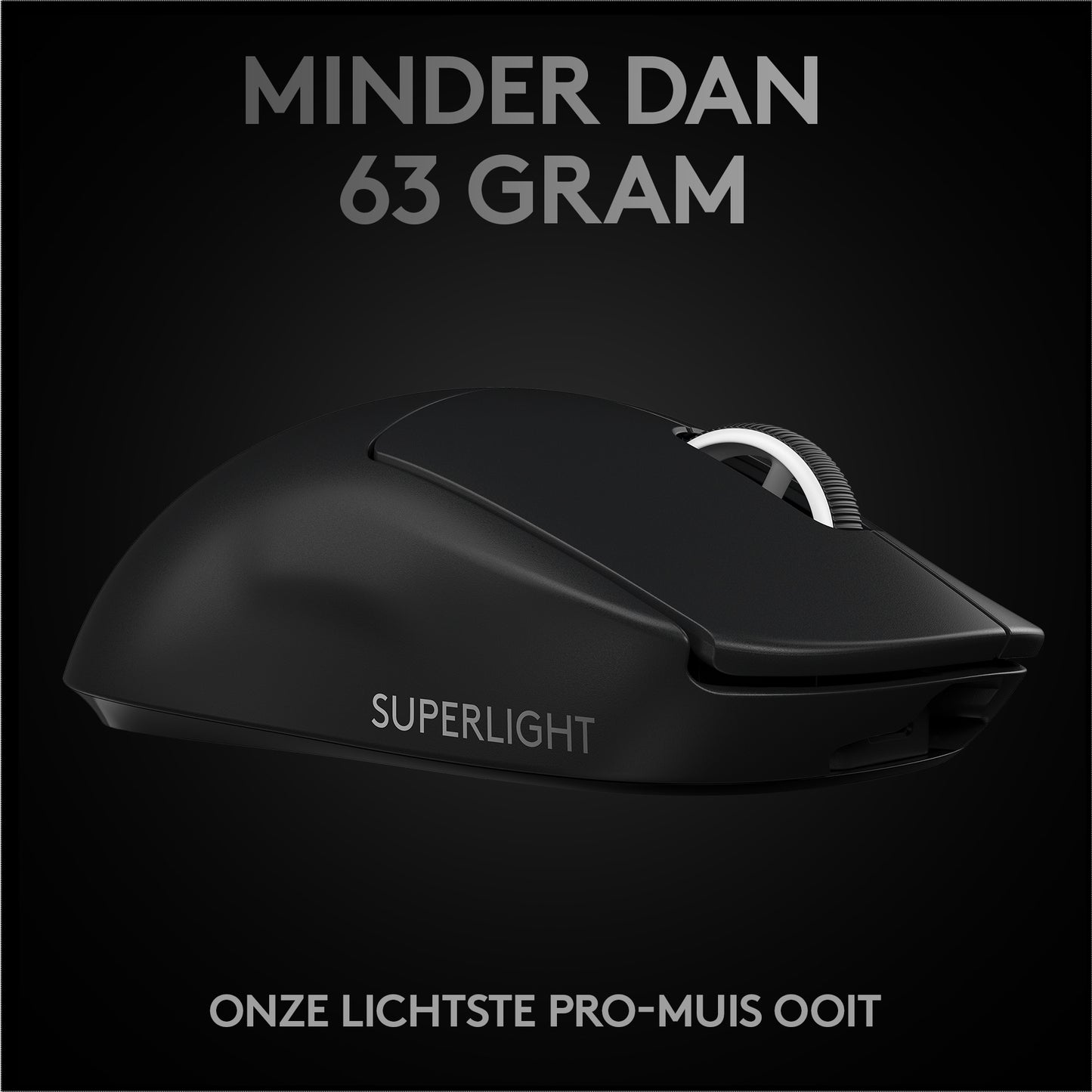 Logitech Mouse Pro X Superlight Lightspeed Wireless Black