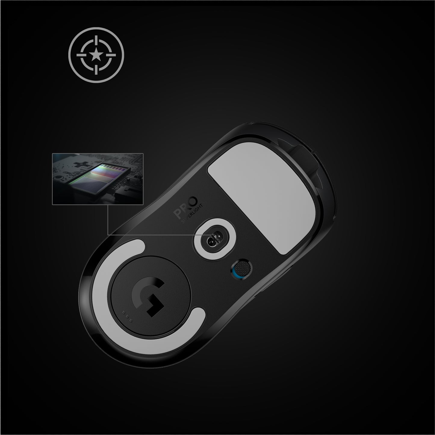 Logitech Mouse Pro X Superlight Lightspeed Wireless Black