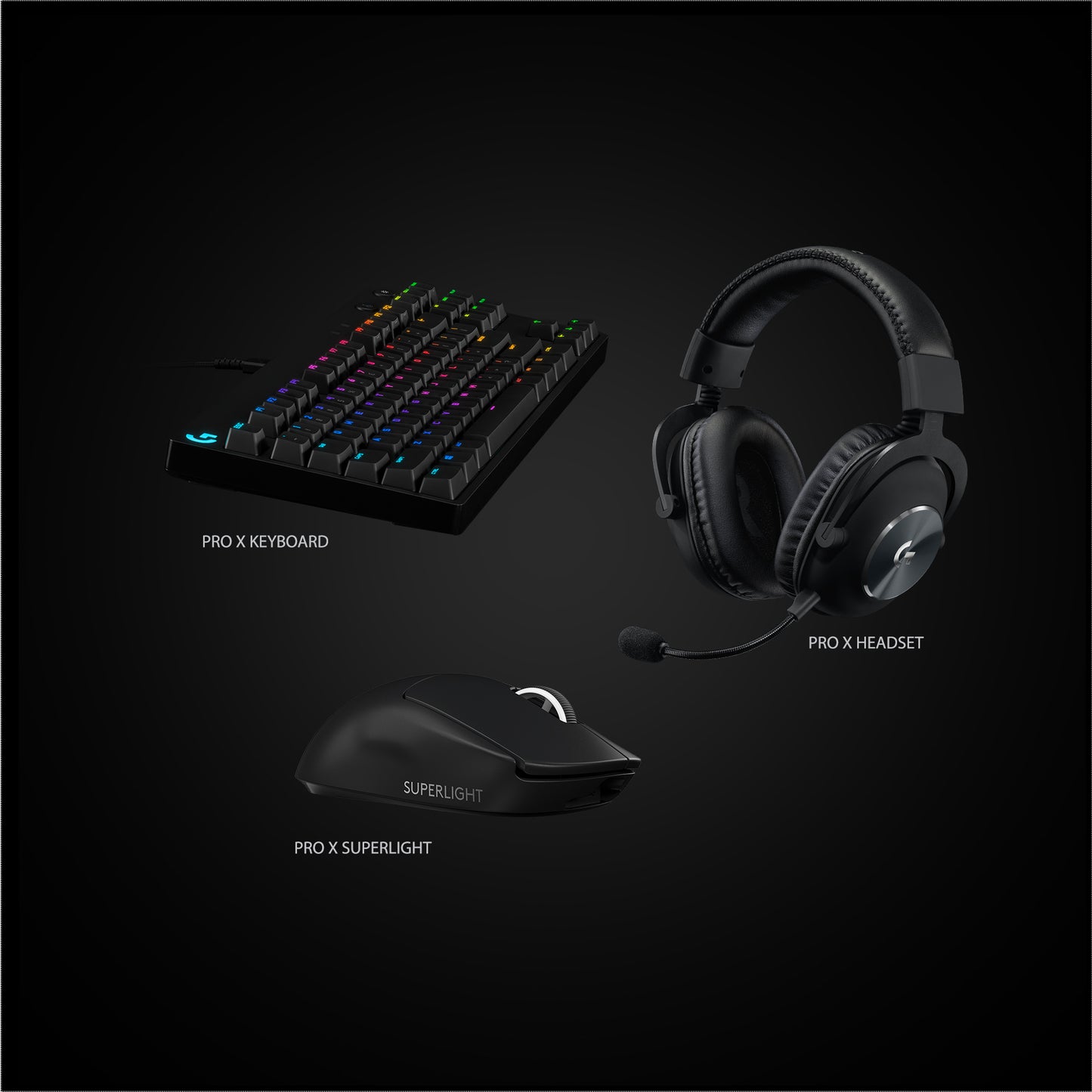 Logitech Mouse Pro X Superlight Lightspeed Wireless Black