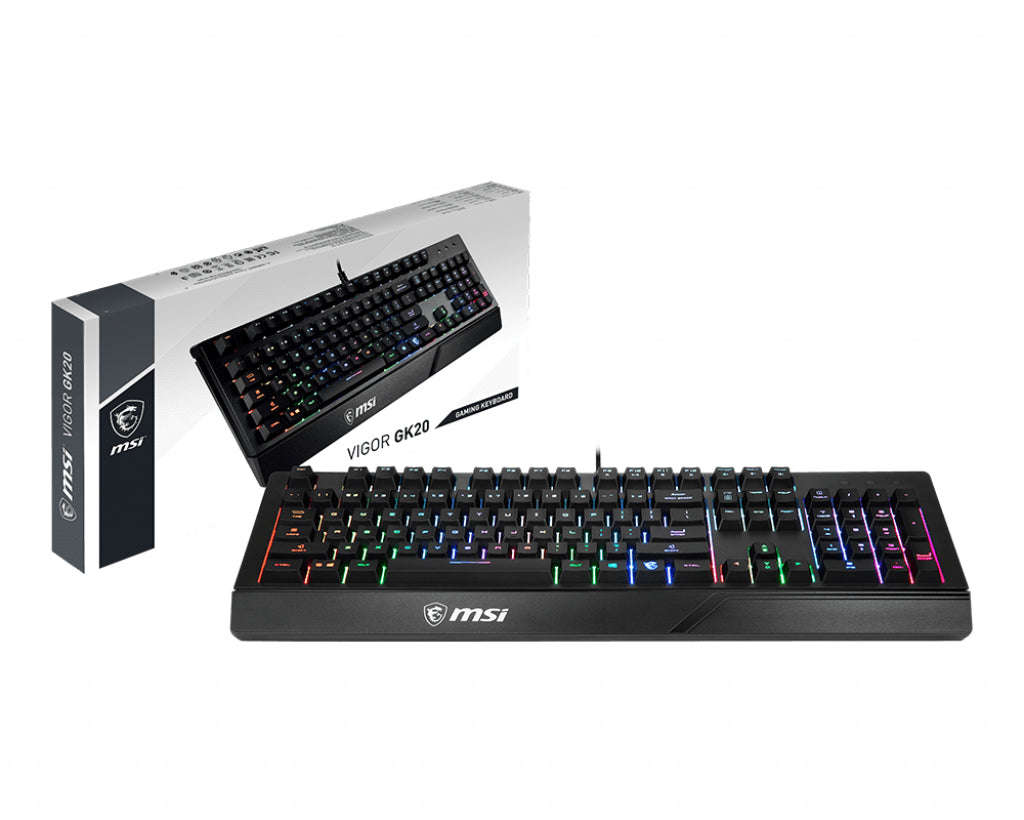 MSI Vigor GK20 BE GAMING Keyboard US