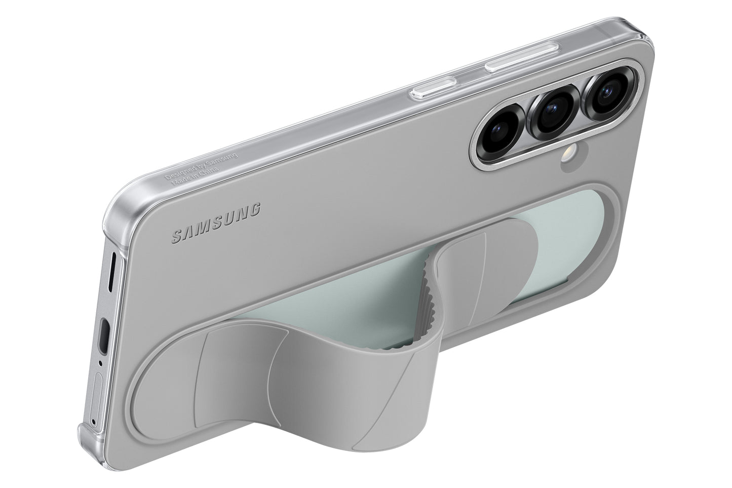 Samsung Standing Grip Case Grijs Samsung Galaxy S25