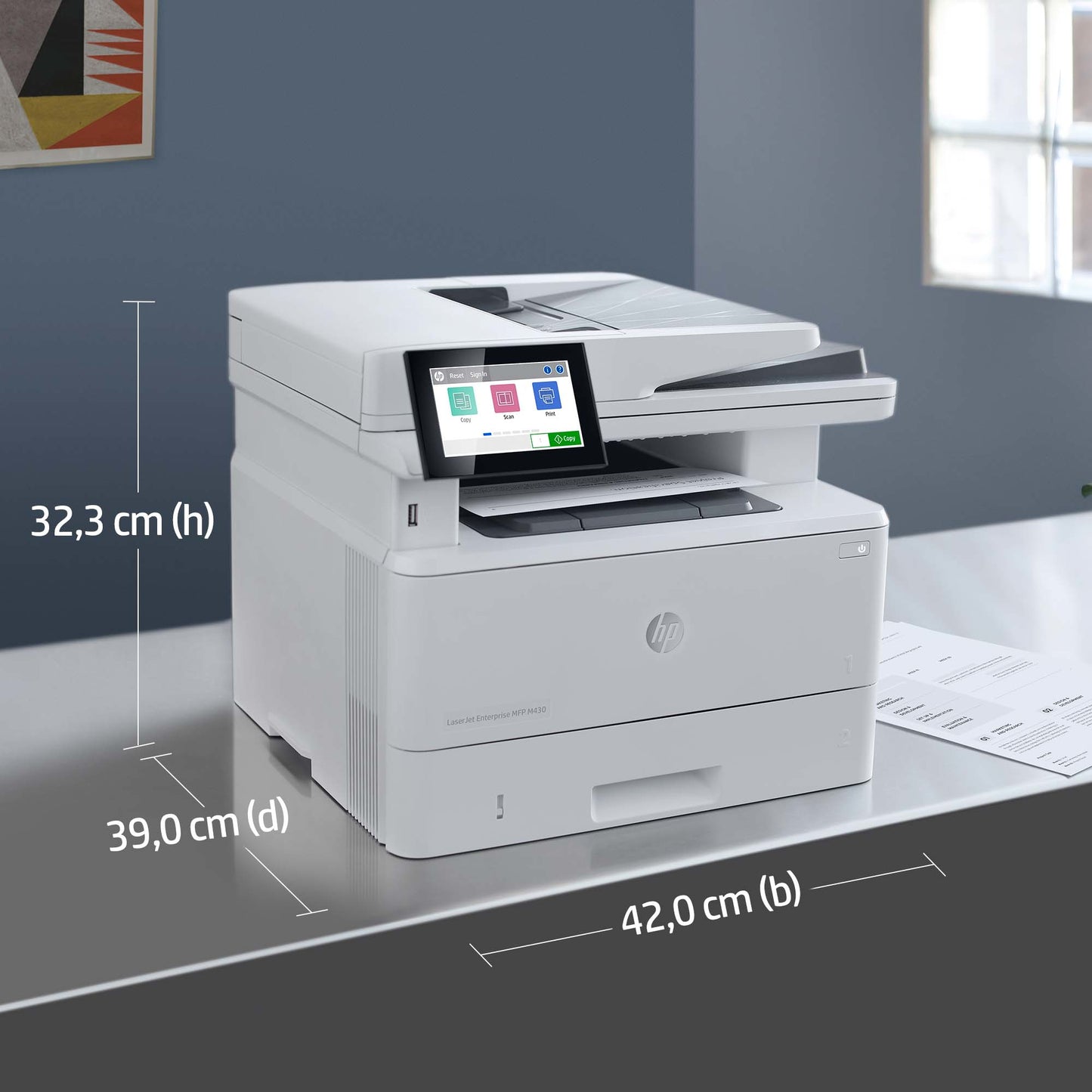 HP LaserJet Ent MFP M430f Printer SHOW-I 3PZ55A*SHOW-IT