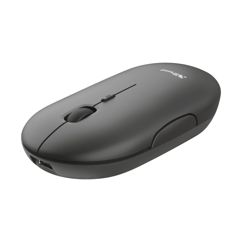TRUST PUCK WRL RCHRGABLE MOUSE BLK