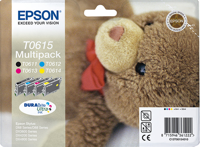 CARTR EPSON T0615 Multipack Zw/C/M/Y
