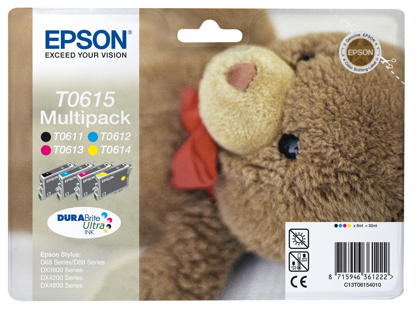 CARTR EPSON T0615 Multipack Zw/C/M/Y
