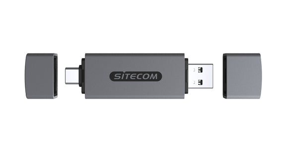 USB-A + USB-C Stick Card Reader High Speed