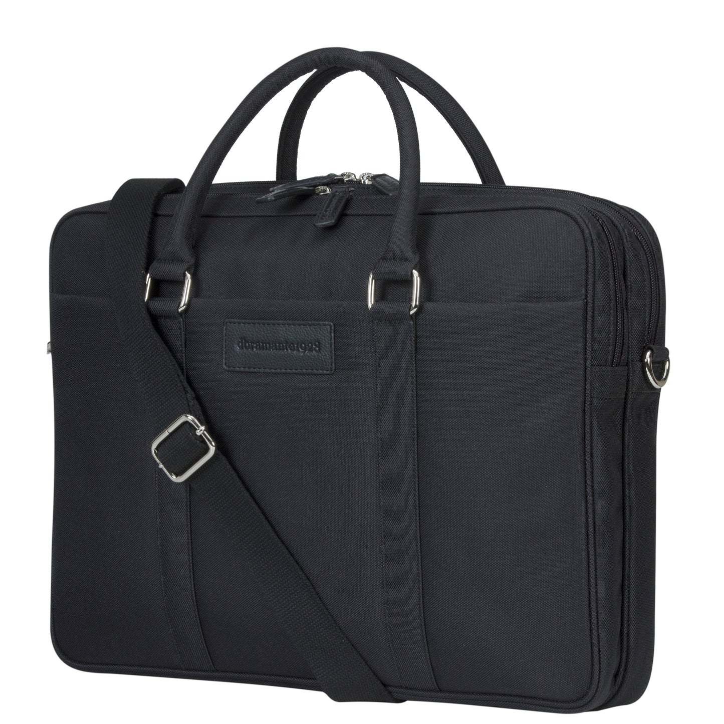 Ginza-16 Duo Pocket Laptop Bag Recyc-BK