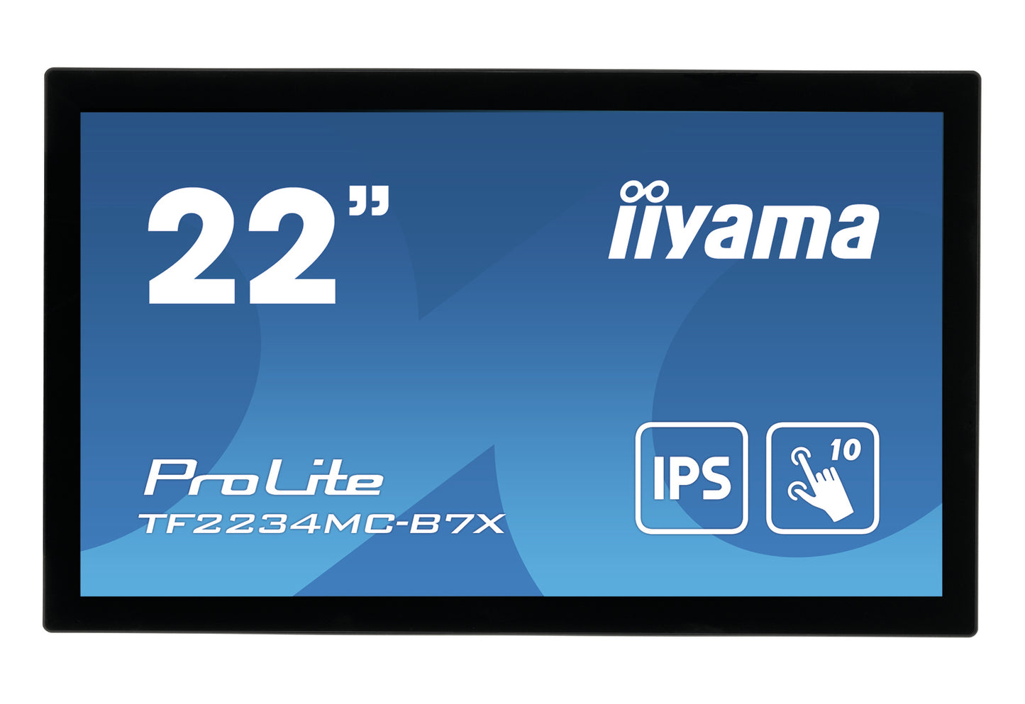 IIYAMA 22 FHD IPS PCAP 10P Touch VGA HDMI DP USB Open Fram