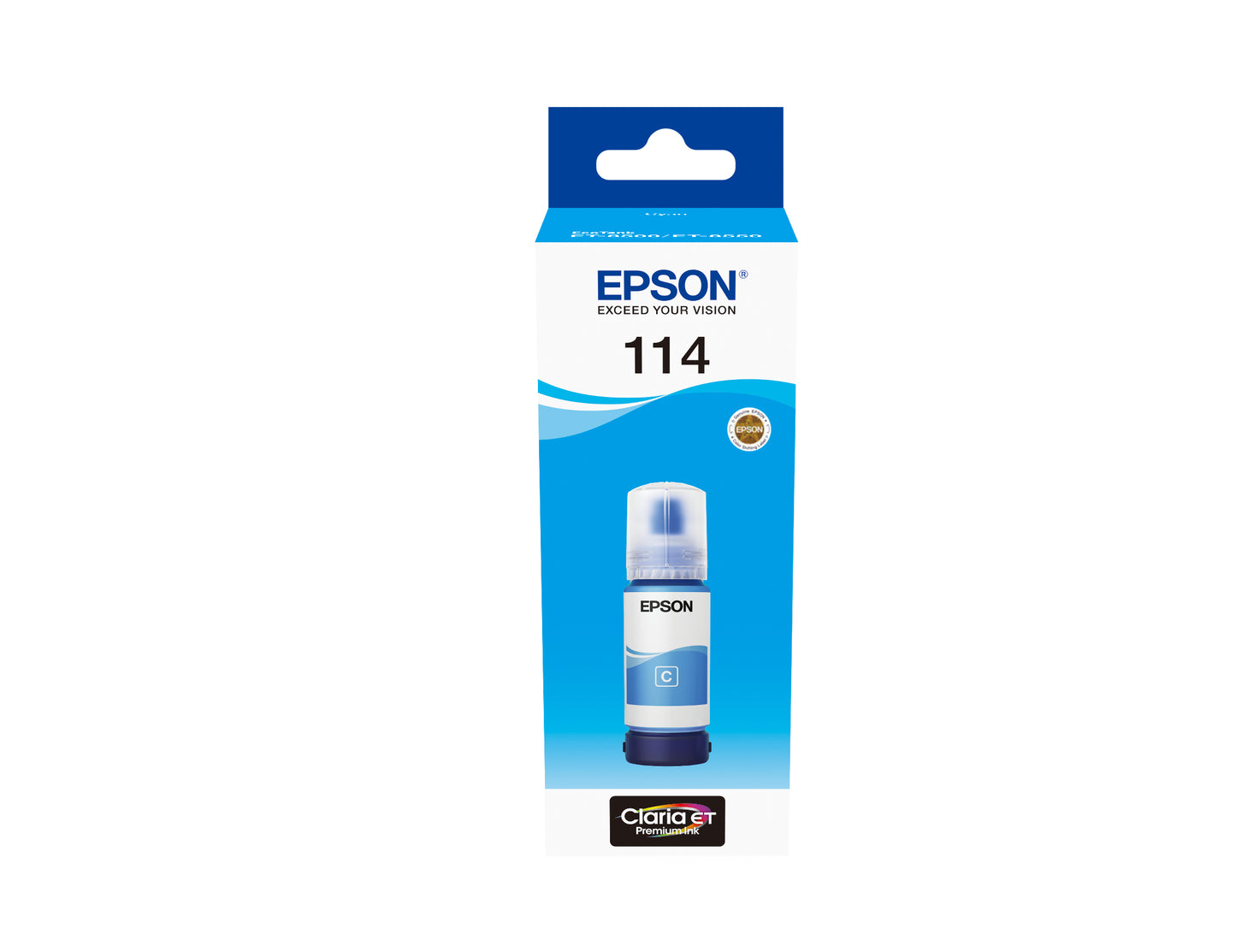 114 EcoTank Cyan ink bottle C13T07B240