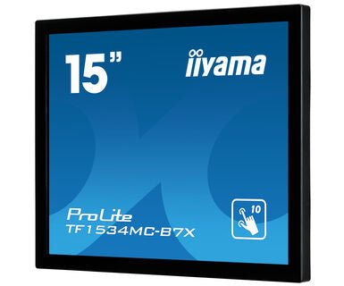 15  PCAP Bezel Free 10P Touch, 1024x768, Anti-Fingerprint coating, VGA, DisplayPort, HDMI, 330cd/m2 (with touch), Through Glass (Gloves), US