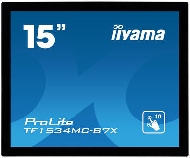 15  PCAP Bezel Free 10P Touch, 1024x768, Anti-Fingerprint coating, VGA, DisplayPort, HDMI, 330cd/m2 (with touch), Through Glass (Gloves), US