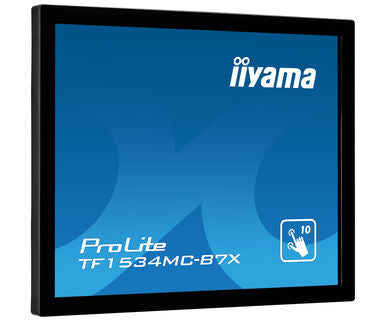 15  PCAP Bezel Free 10P Touch, 1024x768, Anti-Fingerprint coating, VGA, DisplayPort, HDMI, 330cd/m2 (with touch), Through Glass (Gloves), US