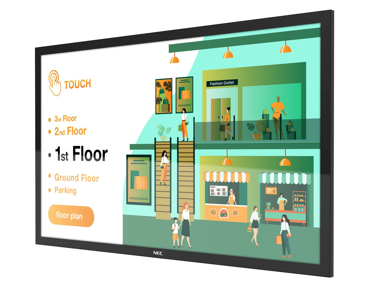 55in M-Series Large Format Display UHD 5 60005082
