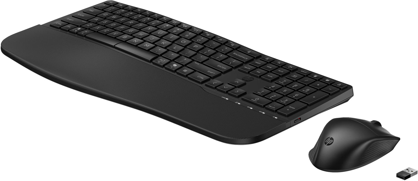 HP 680 Comfort Dual-Mode Keyboard and Mouse Combo BE AZERTY