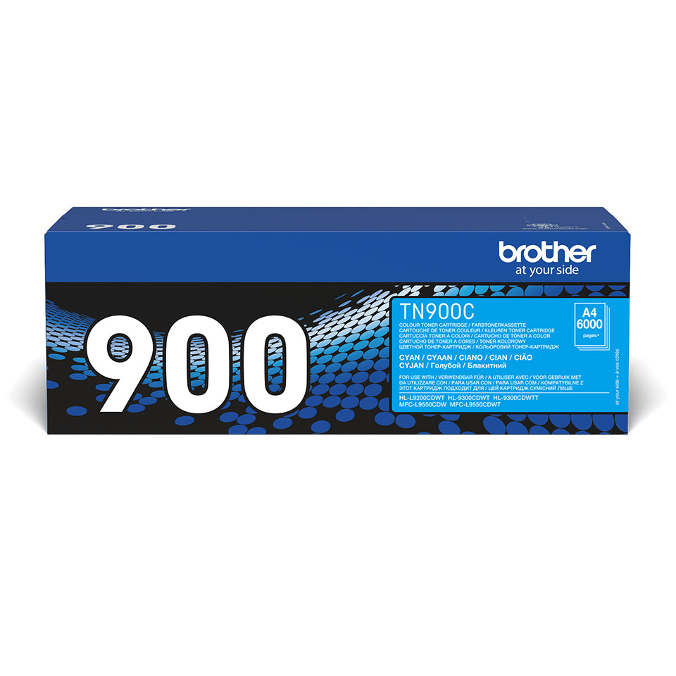 TN900C - Cyaan - origineel - tonercartridge - voor MFC-L9550CDW. MFC-L9550CDWT:HL-L9200CDWT. L9300CDWTT