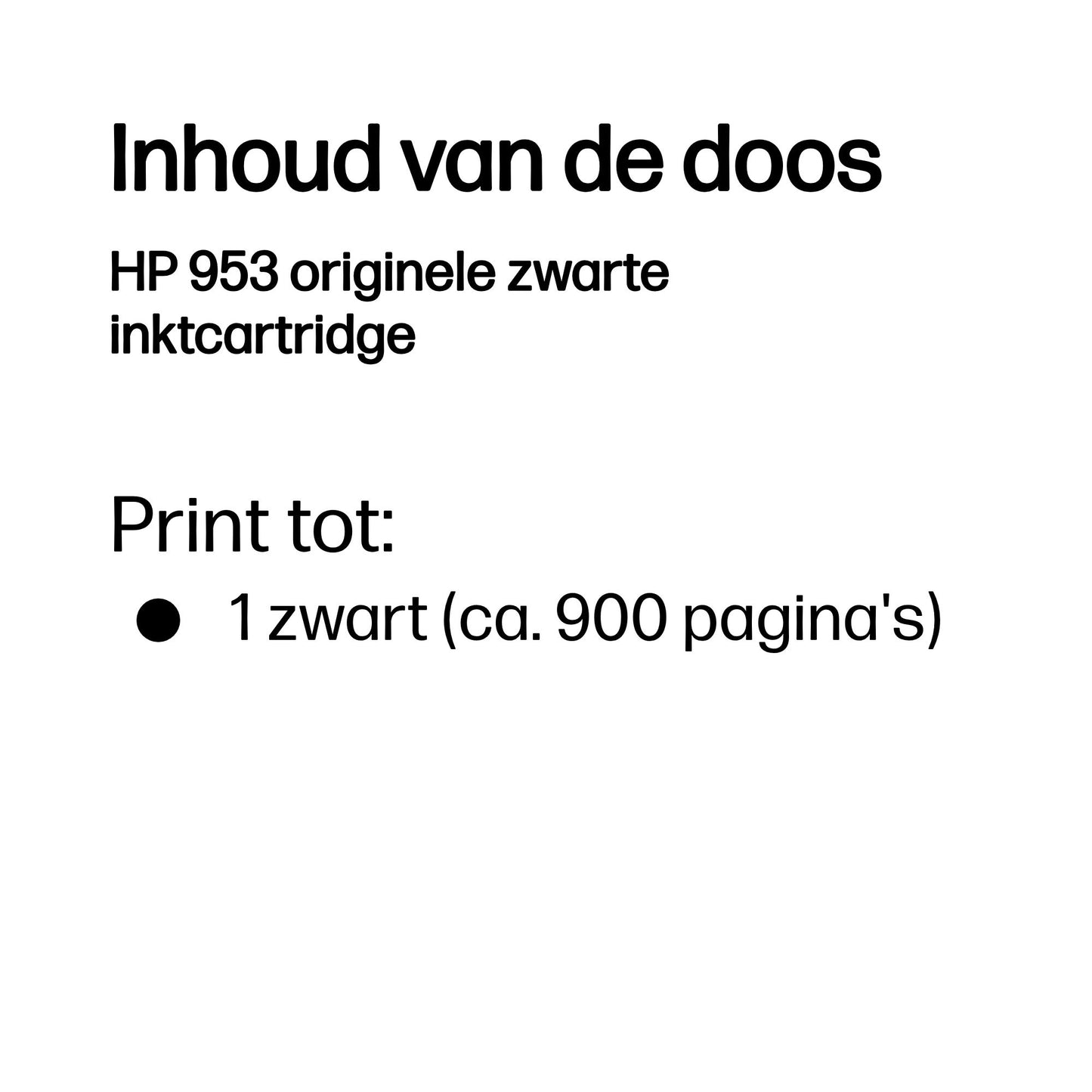 HP Ink/953 Blister Original Black