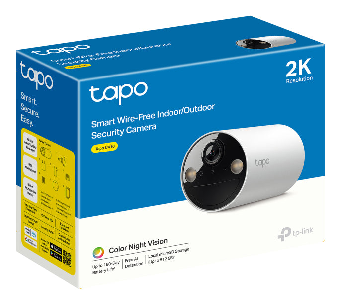 Tapo C410 New Smart Wire-Free Indoor/Out TAPO C410