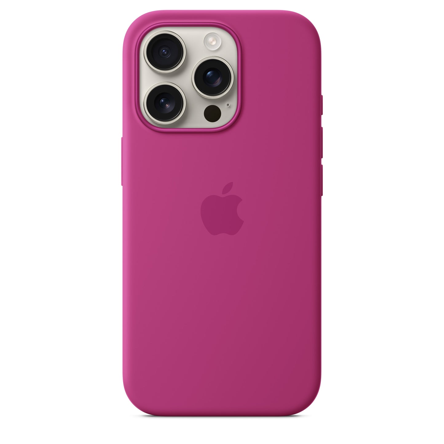 iPhone 16 Pro Silicone Case with MagSafe - Fuchsia