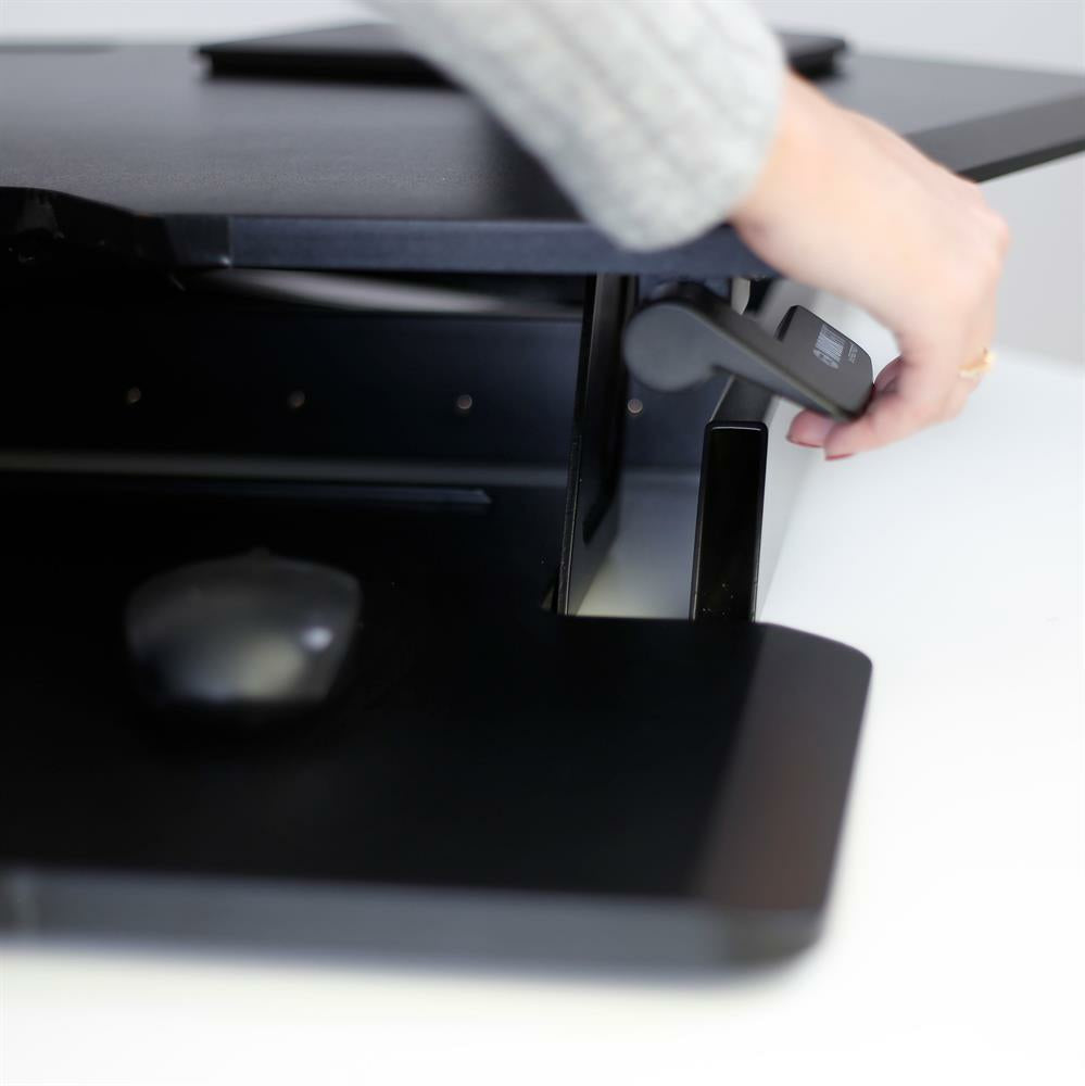 WORKFIT CORNER SIT-STAND DESK BLACK 33-468-921