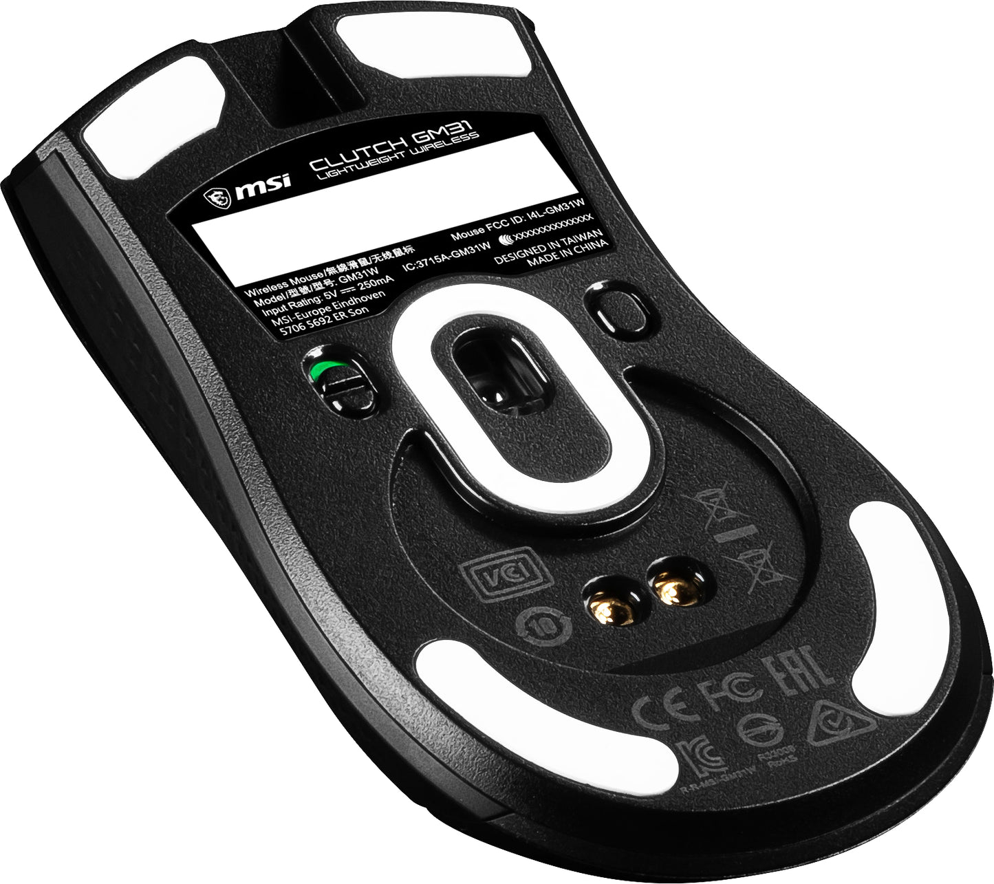 MSI GM31 Clutch Lightweight Gaming Mouse Wireless S12-4300980-CLA